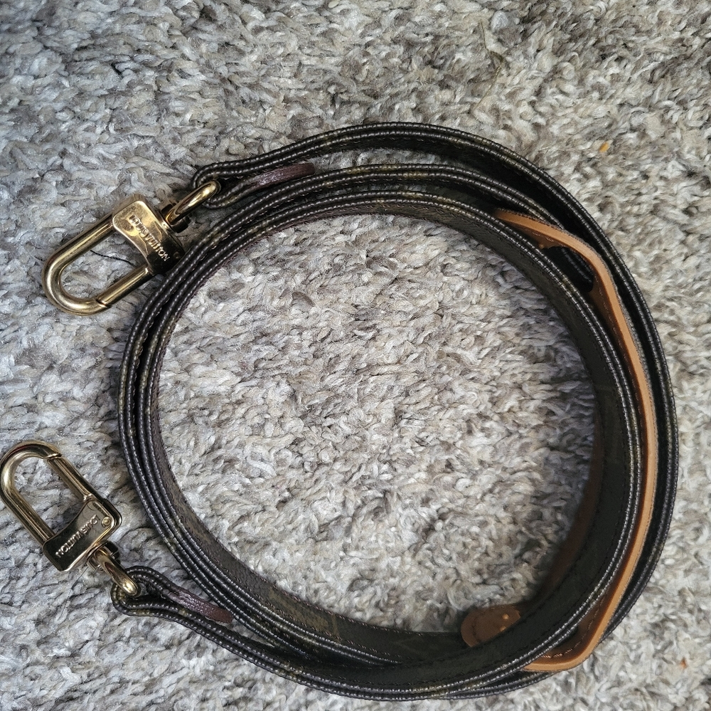 Authentic Louis Vuitton monogram bag strap (46 inches)